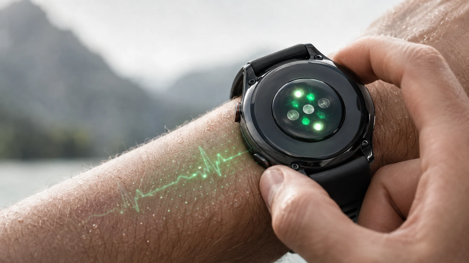 Montre cardio sans ceinture 10 km pour pratiquant musculation