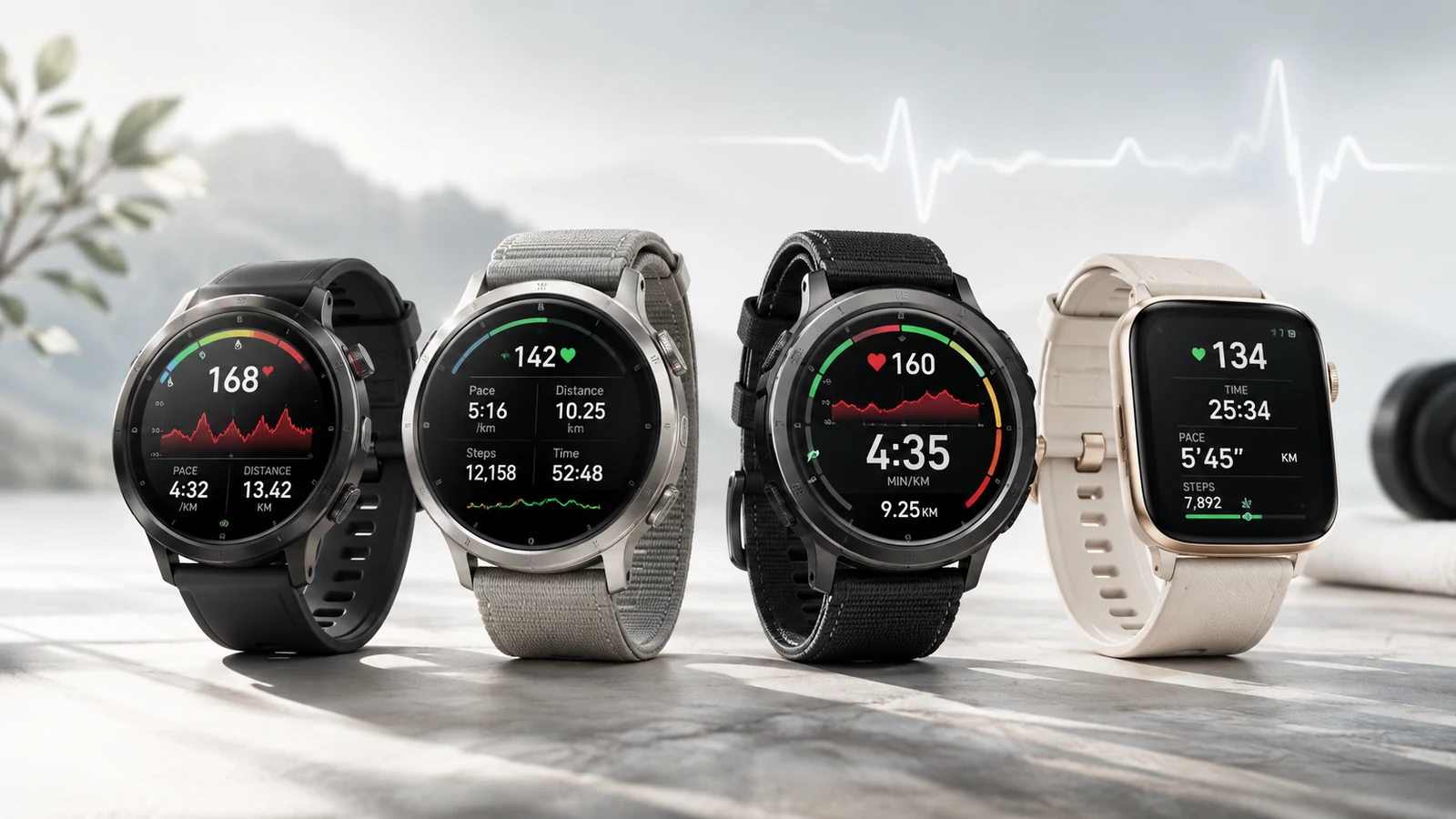 Deux philosophies de montre cardio dans un univers premium